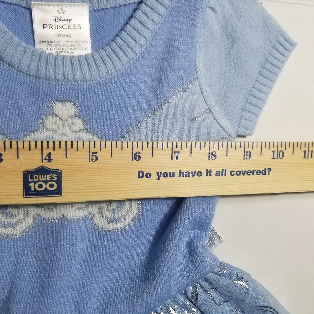 DISNEY PRINCESS CINDERLLA BLUE DRESS SIZE 12 MONTH